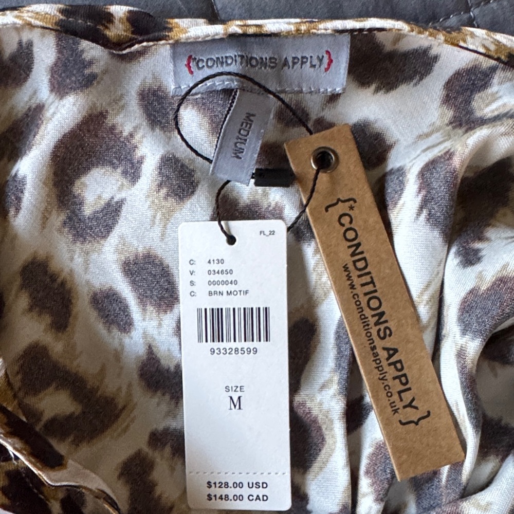 Anthropologie Animal Print Slip Maxi Dress - Picture 3 of 3